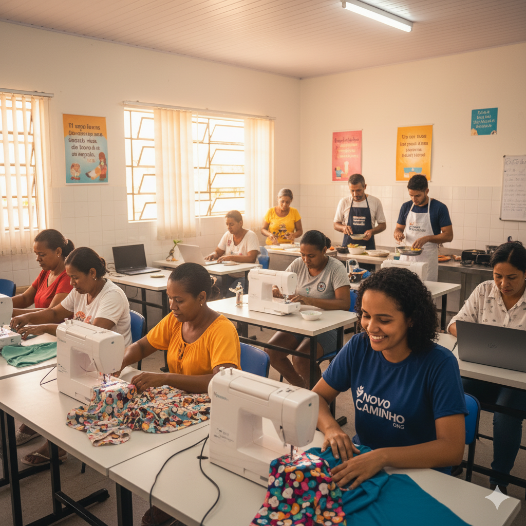 Curso de capacitação profissional em grupo